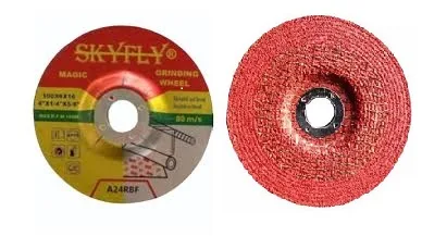 METAL GRINDING DISC 4 INCH RED SKYFLY BRAND
