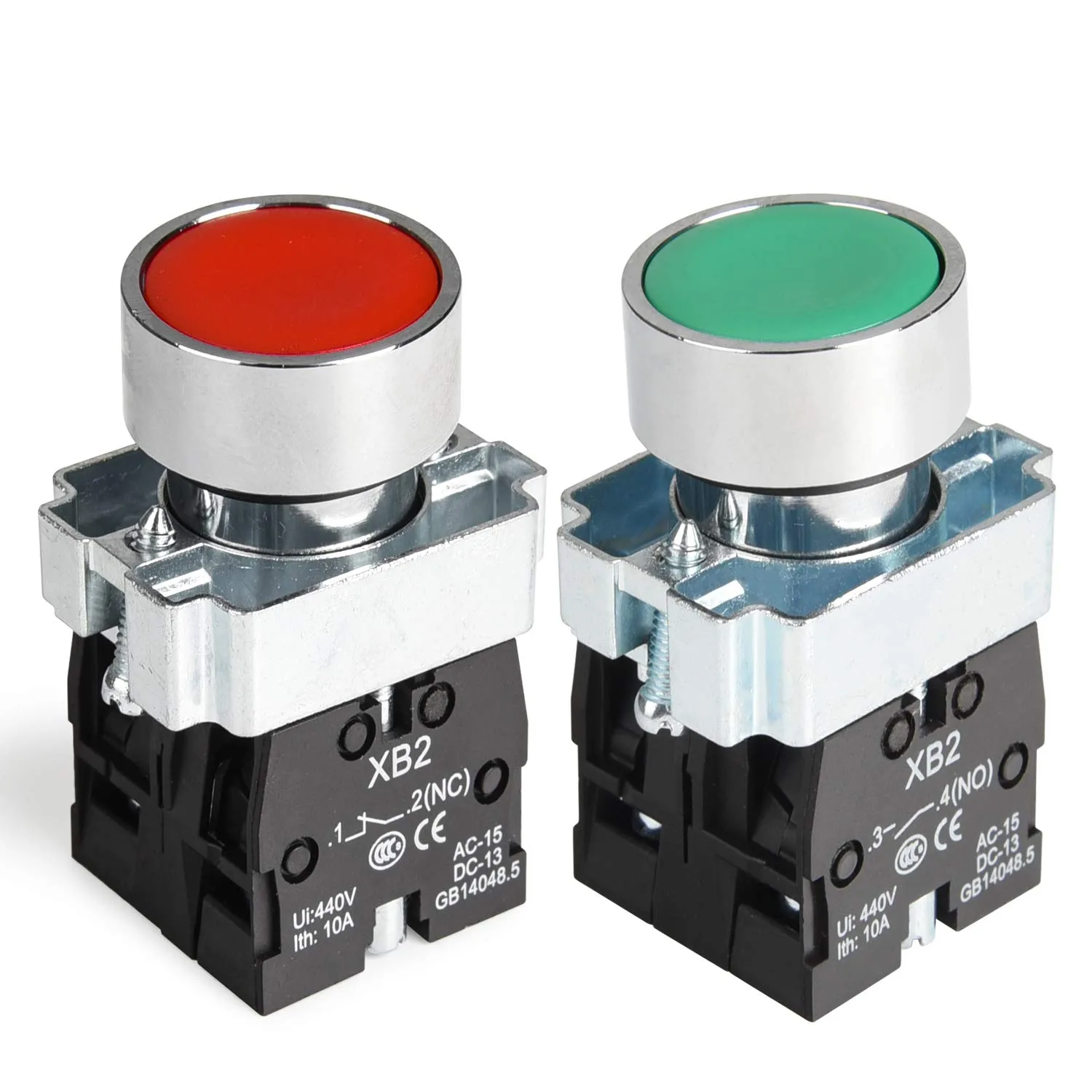 ELECTRIC PUSH BUTTON RED & GREEN